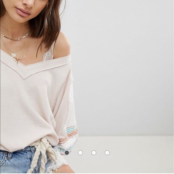 NWT Free People Bubble Shirt - Picture 3 of 7